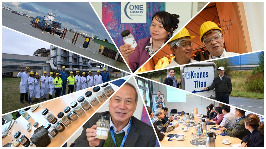 Collage of the visit to KRONOS TITAN on 11 September 2024